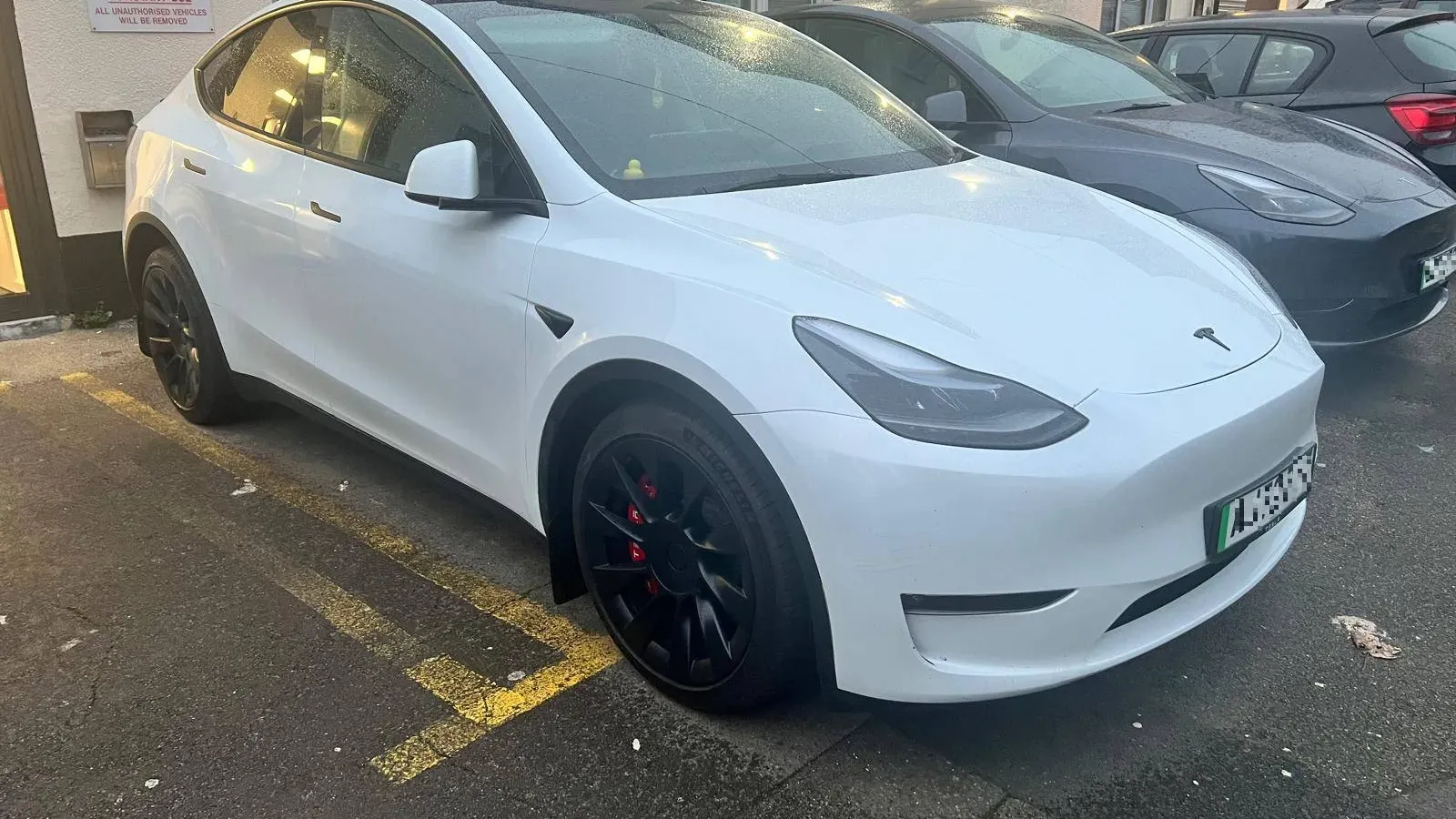 After - Front Collision Body Repair  - Tesla Model Y